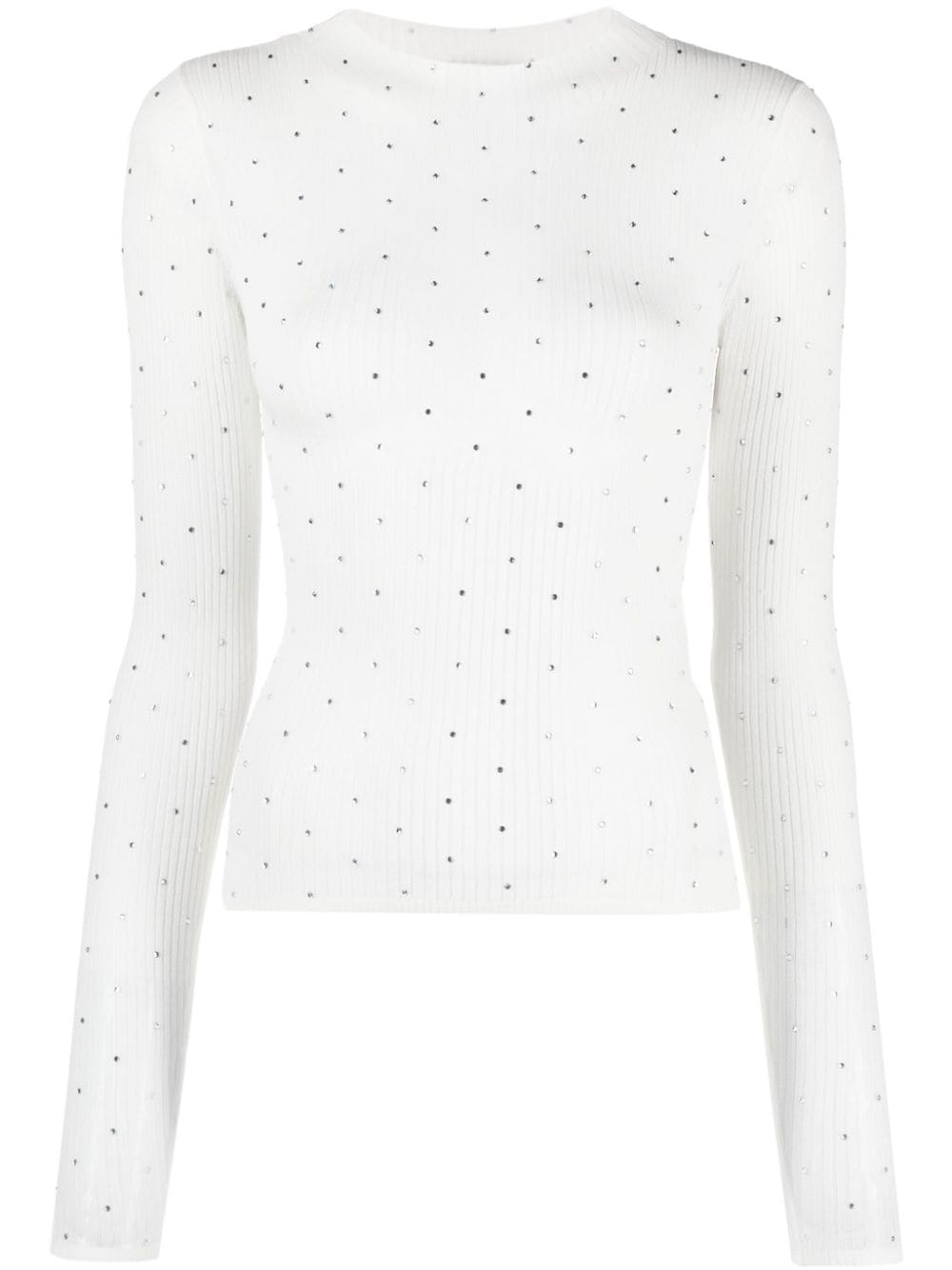 SANDRO crystal-embellished top - White von SANDRO