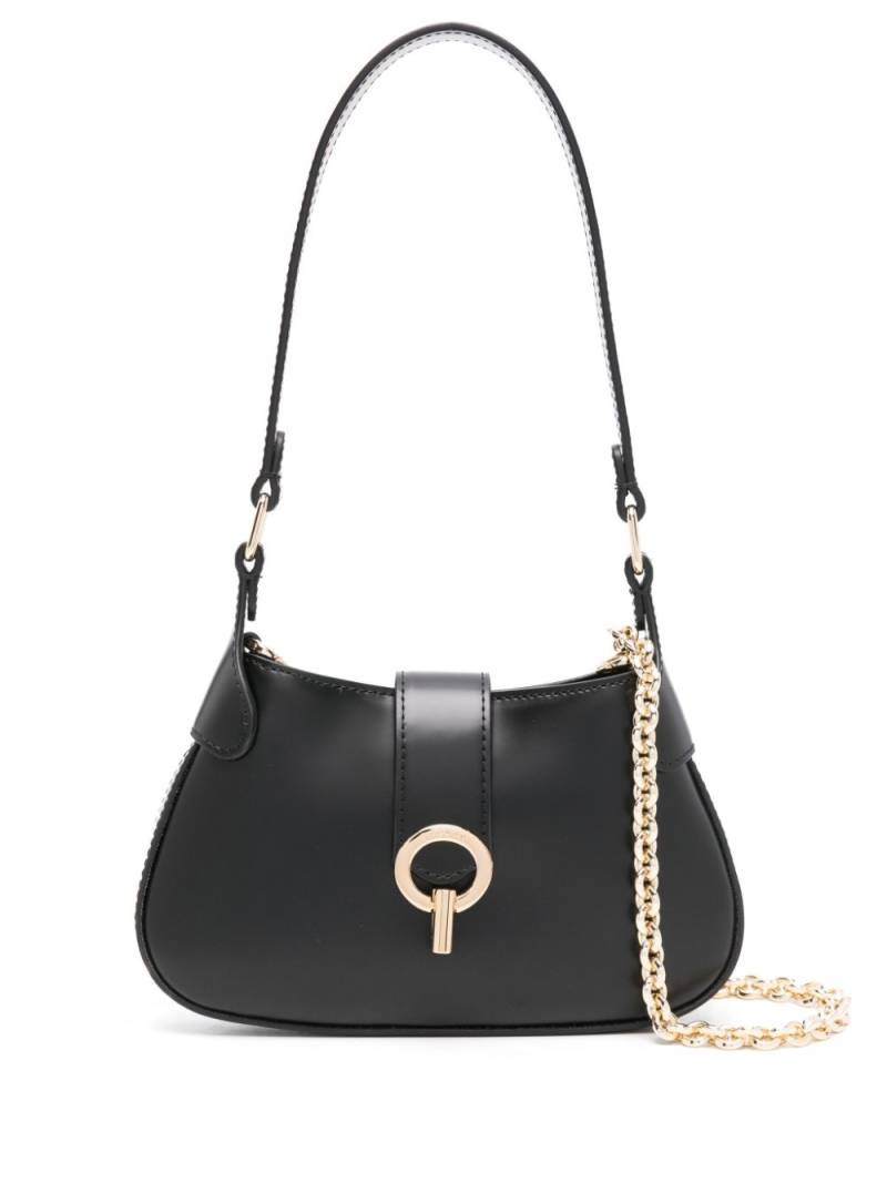 SANDRO foldover-top leather shoulder bag - Black von SANDRO