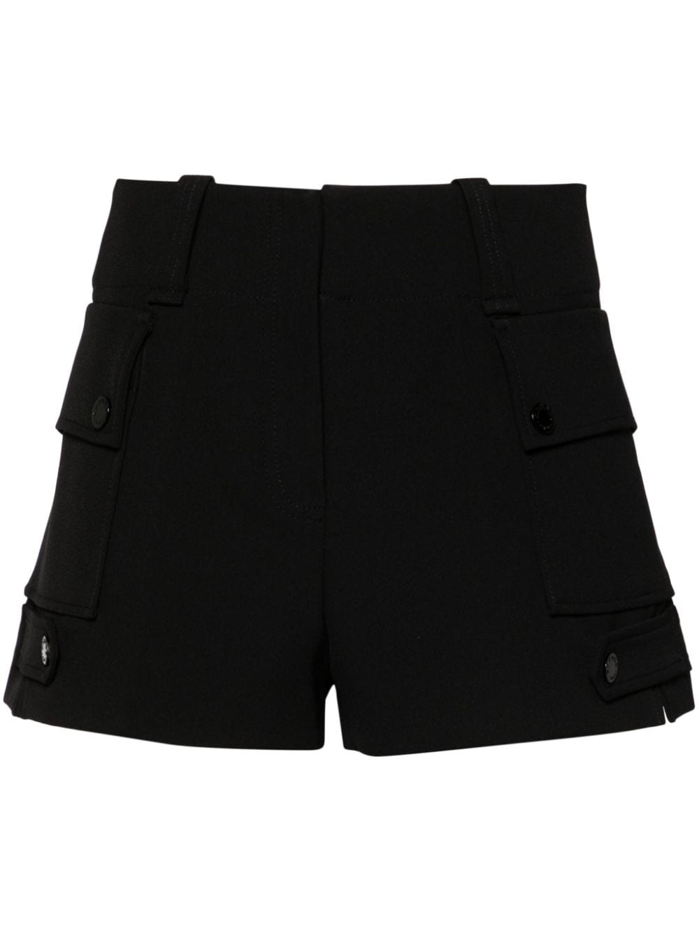 SANDRO high-waist cargo shorts - Black von SANDRO