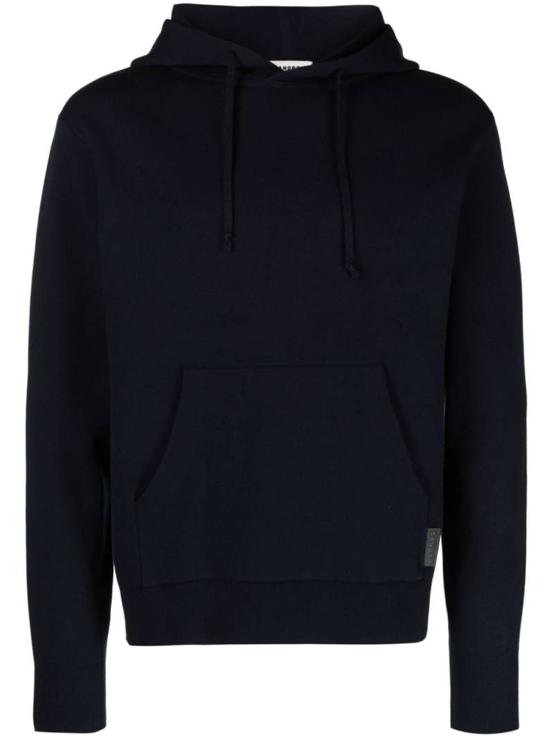 SANDRO hooded fine-knit jumper - Blue von SANDRO