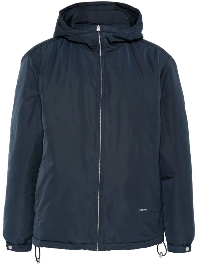 SANDRO hooded jacket - Blue von SANDRO