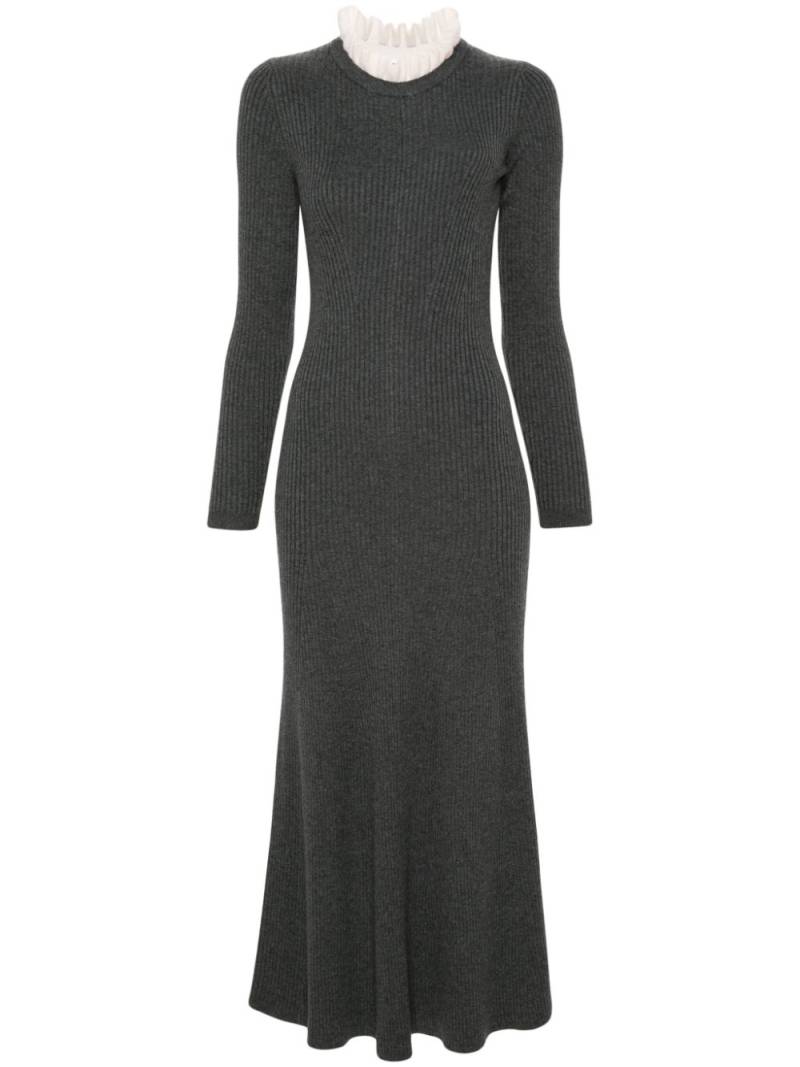 SANDRO knitted maxi dress - Grey von SANDRO