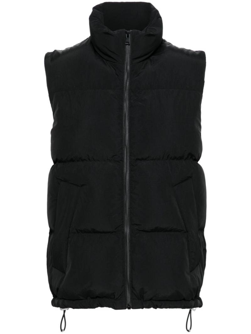 SANDRO logo-lettering gilet - Black von SANDRO