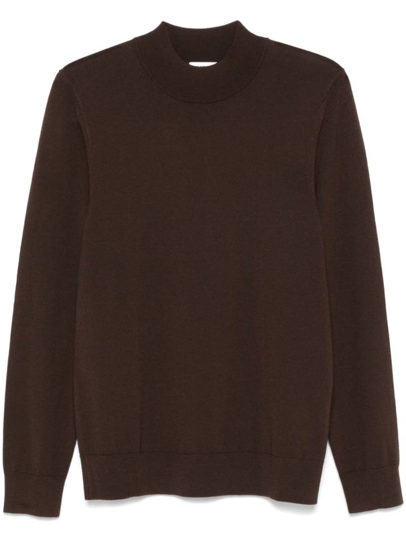 SANDRO mock-neck sweater - Brown von SANDRO