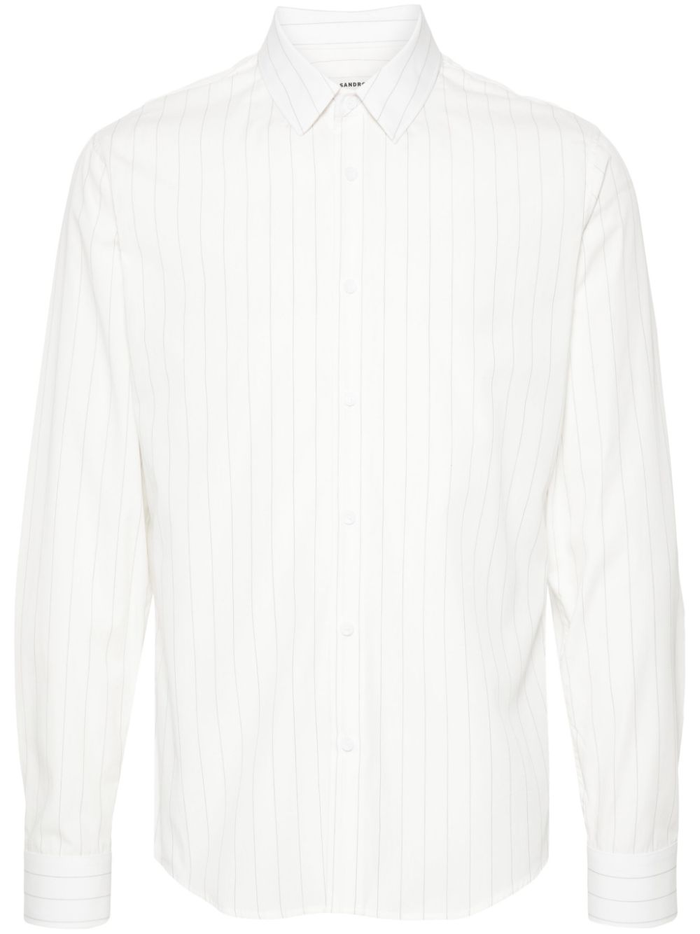 SANDRO pinstripe shirt - White von SANDRO