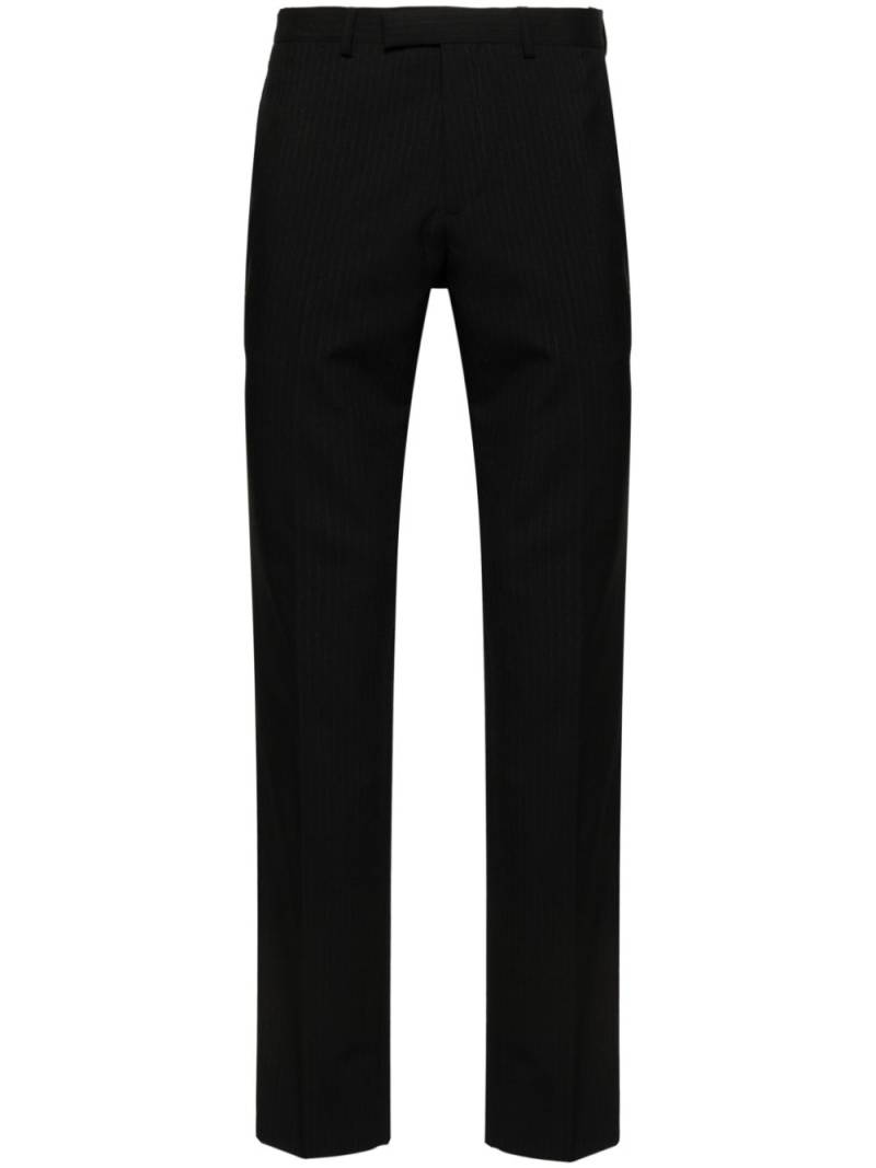 SANDRO pinstriped wool tailored trousers - Black von SANDRO