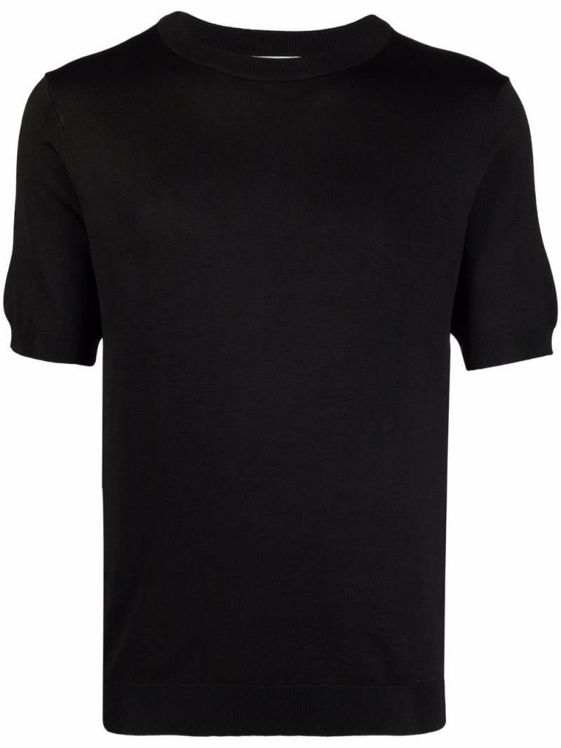 SANDRO round-neck short-sleeved T-shirt - Black von SANDRO