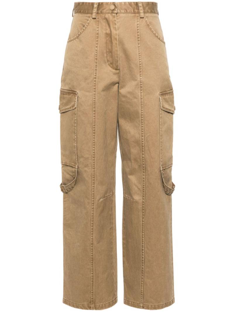 SANDRO seam-detail cargo pants - Neutrals von SANDRO