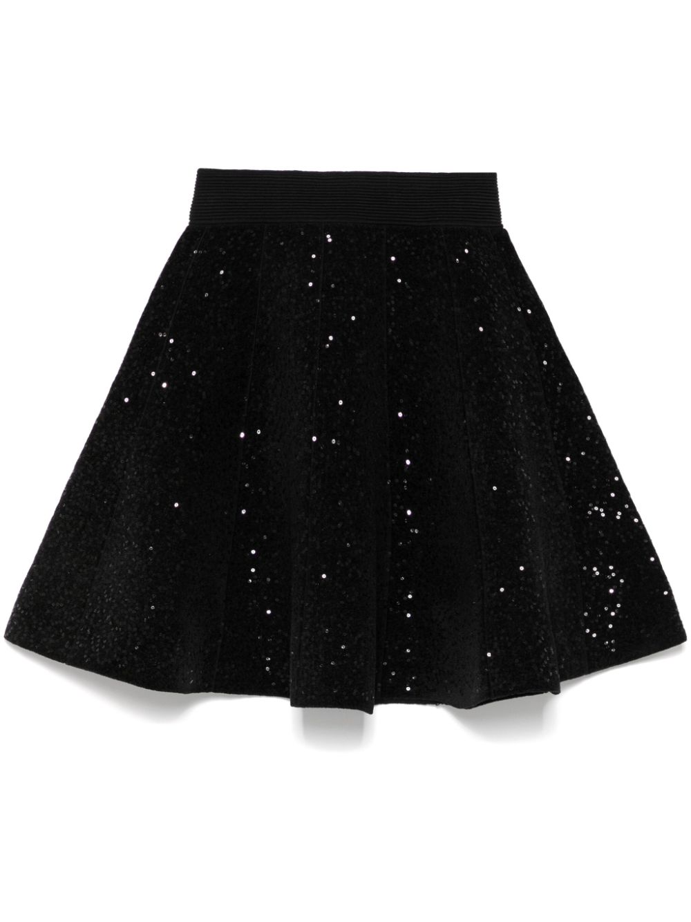 SANDRO sequinned mini skirt - Black von SANDRO