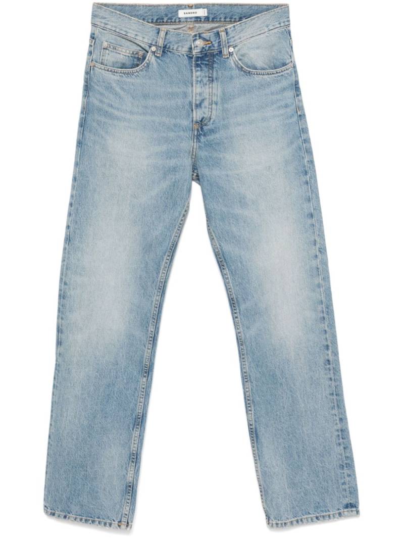 SANDRO straight-leg jeans - Blue von SANDRO