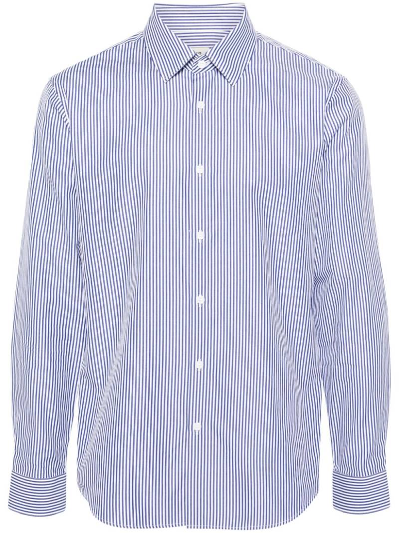 SANDRO striped cotton shirt - Blue von SANDRO