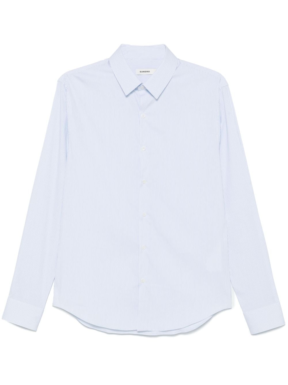 SANDRO striped shirt - Blue von SANDRO