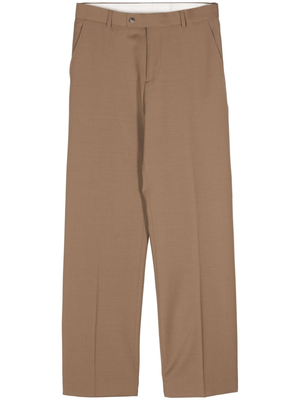 SANDRO wool-blend tailored trousers - Brown von SANDRO