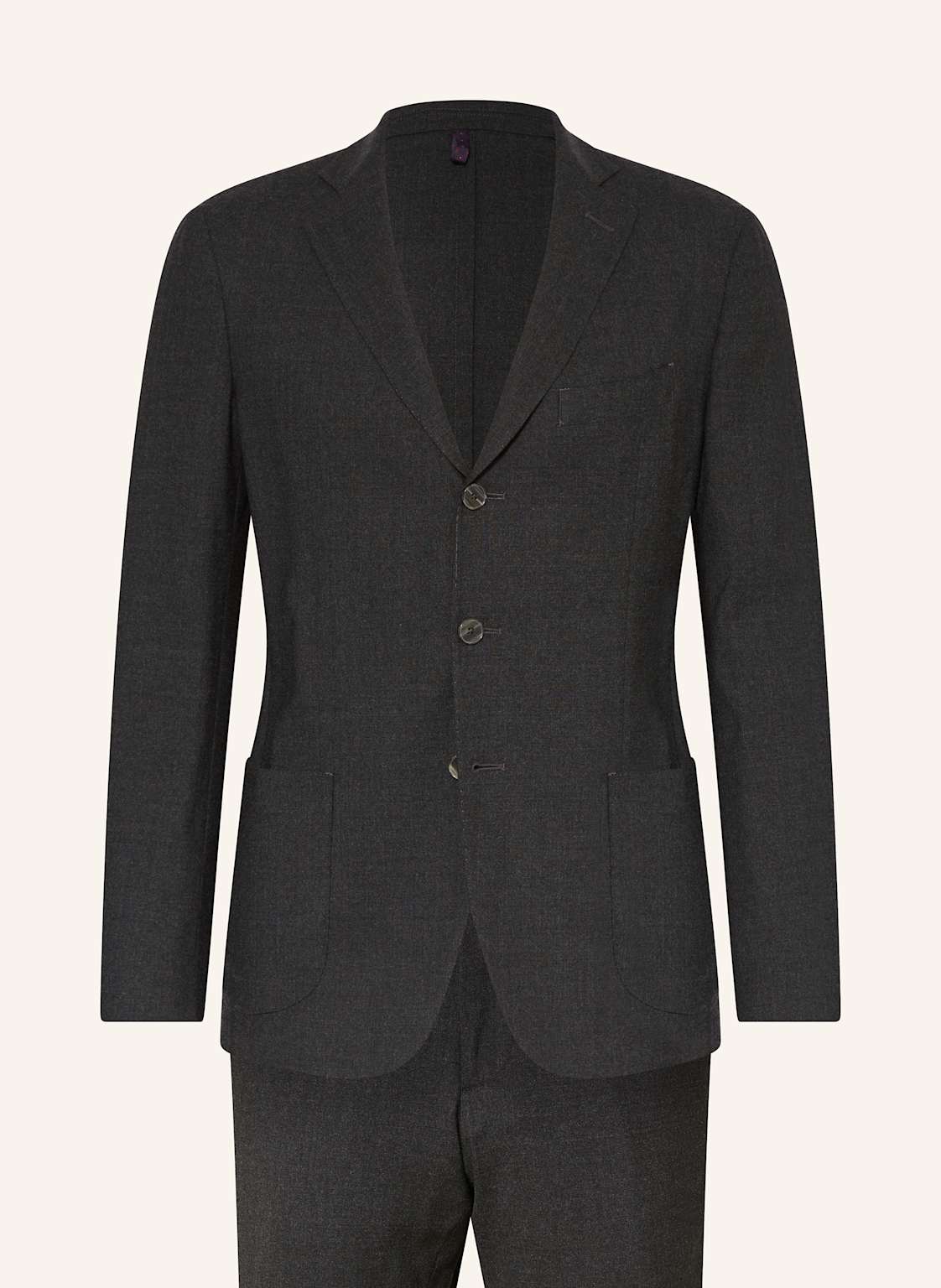 Santaniello Anzug Extra Slim Fit grau von SANTANIELLO