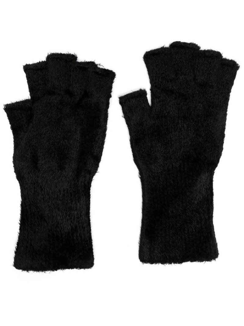 SAPIO fingerless gloves - Black von SAPIO