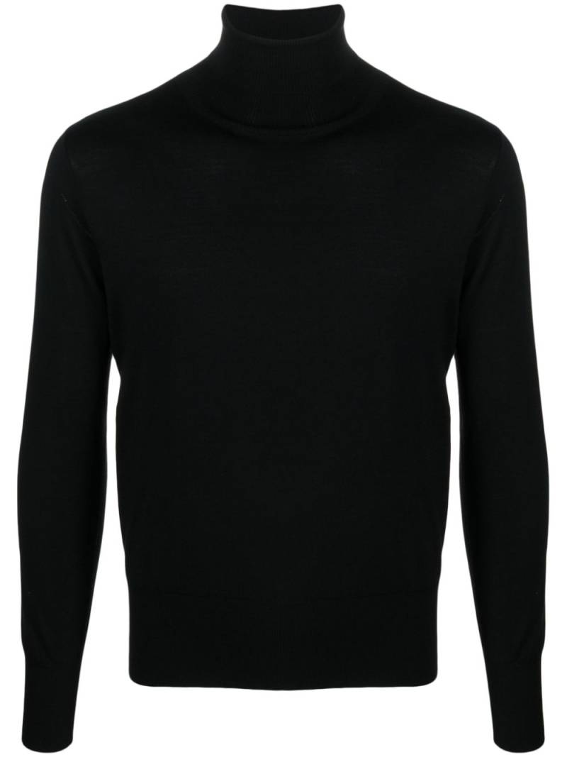 SAPIO high-neck drop-shoulder jumper - Black von SAPIO