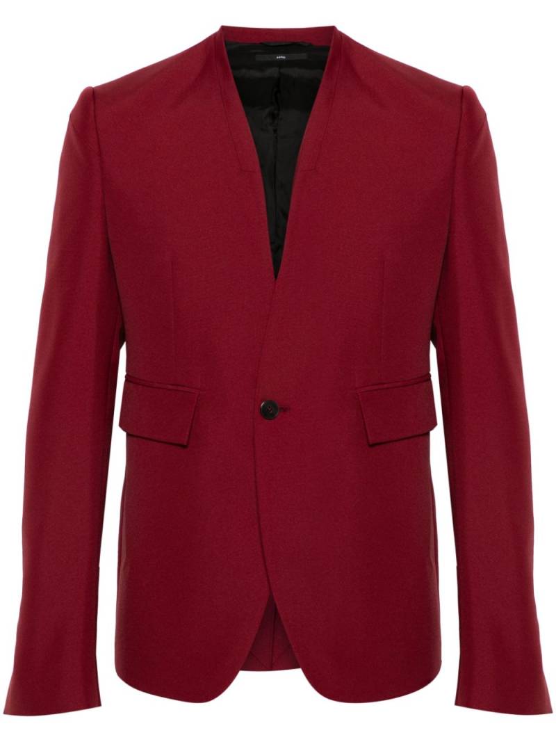 SAPIO no-lapels blazer - Red von SAPIO