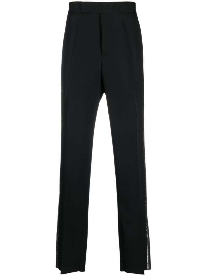 SAPIO straight-leg tailored trousers - Black von SAPIO