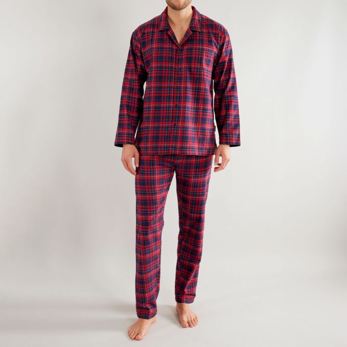 Herren Flanell Pyjama