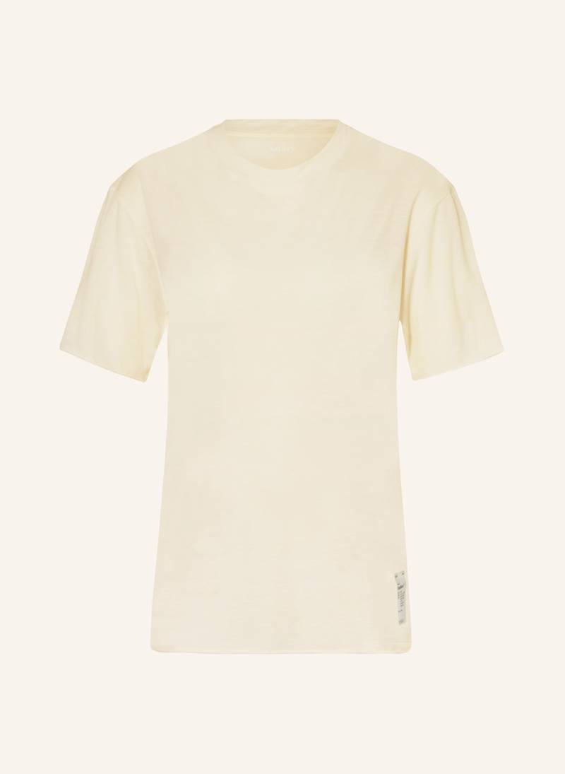 Satisfy Laufshirt Cloudmerino™ Aus Merinowolle weiss von SATISFY