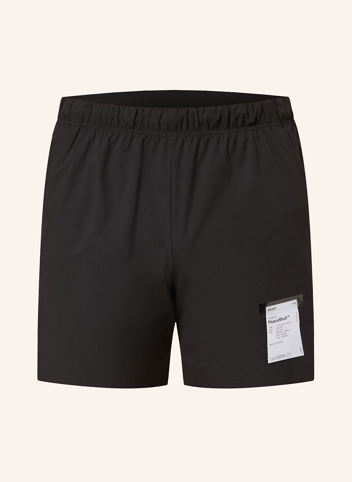 Satisfy Laufshorts Peaceshell™ 5" schwarz von SATISFY