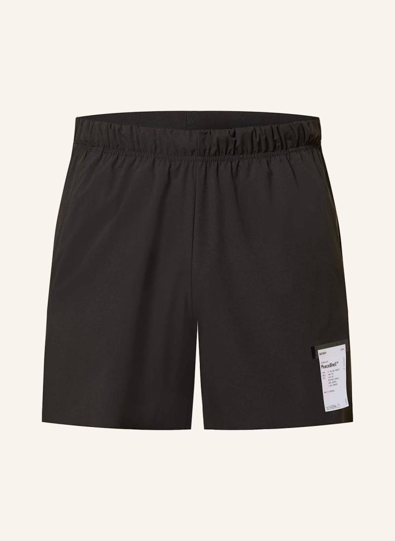 Satisfy Laufshorts Peaceshell™ schwarz von SATISFY