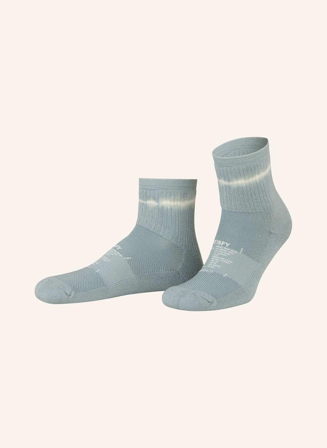 Satisfy Laufsocken Merino Tube Aus Merinowolle grau von SATISFY