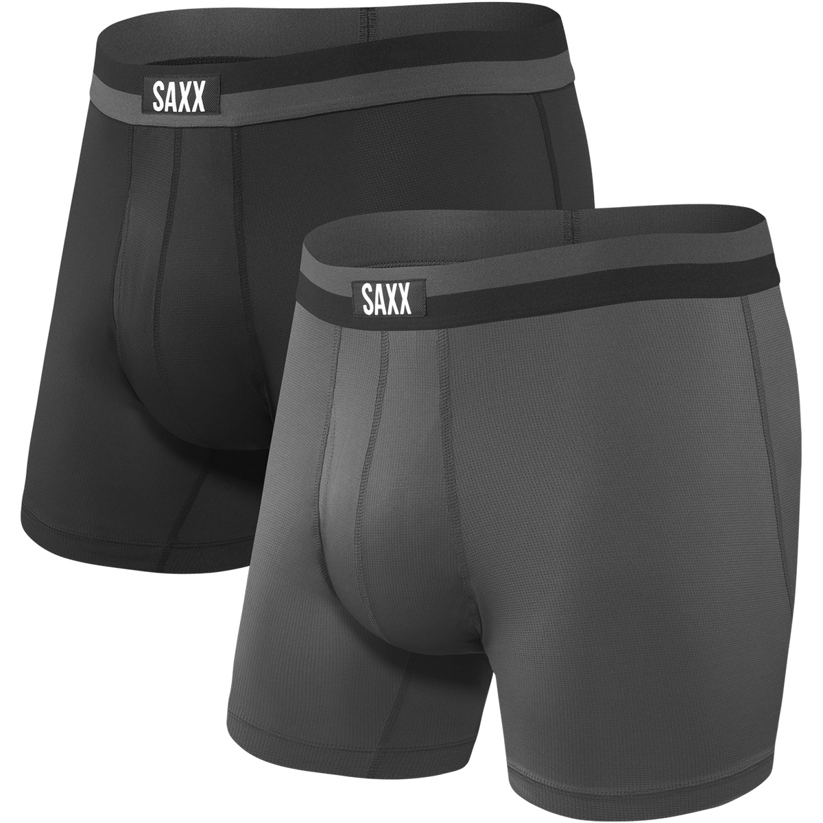 Saxx Underwear Herren Sport Mesh Bb Fly 2pk Boxer von SAXX Underwear