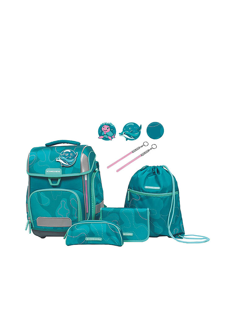 SCHNEIDERS Schultaschen Set Ergolite 9tlg Aqua Love von SCHNEIDERS