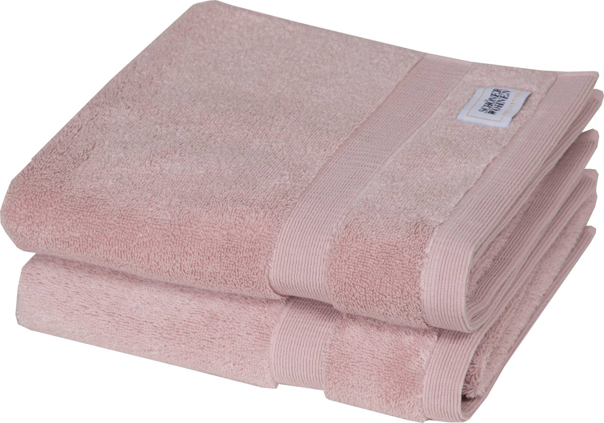 SCHÖNER WOHNEN-Kollektion Handtücher »Cuddly«, (2 St., 2er Set Handtücher 50 x 100 cm), schnell trocknende Airtouch-Qualität von SCHÖNER WOHNEN-KOLLEKTION