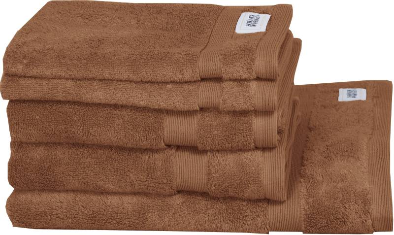 SCHÖNER WOHNEN-Kollektion Handtuch Set »Cuddly«, (Set, 5 St., 2 Gästetücher 30x50 cm), schnell trocknende Airtouch-Qualität von SCHÖNER WOHNEN-KOLLEKTION