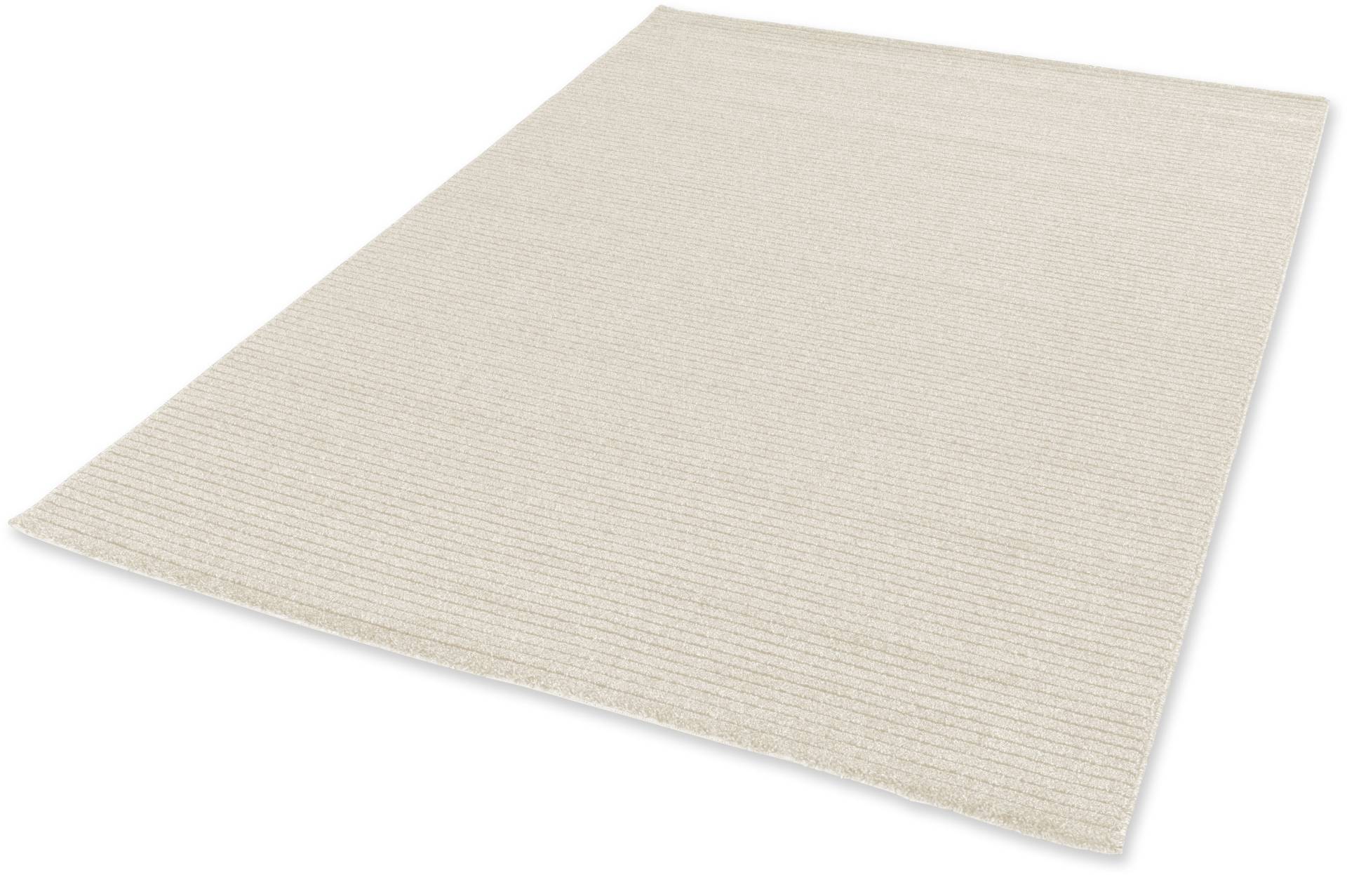 SCHÖNER WOHNEN-Kollektion Teppich »Pure 6317-241«, rechteckig, Kurzflor, Hoch Tief Struktur, Wohnzimmer, Schöner Wohnen Kollektion von SCHÖNER WOHNEN-KOLLEKTION