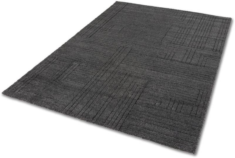 SCHÖNER WOHNEN-Kollektion Teppich »Pure 6317-242«, rechteckig, 22 mm Höhe, Kurzflor, Hoch Tief Struktur, Wohnzimmer, Schöner Wohnen Kollektion von SCHÖNER WOHNEN-KOLLEKTION