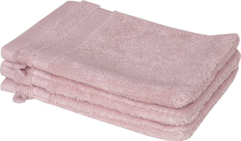 SCHÖNER WOHNEN-Kollektion Waschhandschuh »Cuddly«, (Set, 3 St., 3 Waschhandschuhe 16x21cm), schnell trocknende Airtouch-Qualität von SCHÖNER WOHNEN-KOLLEKTION