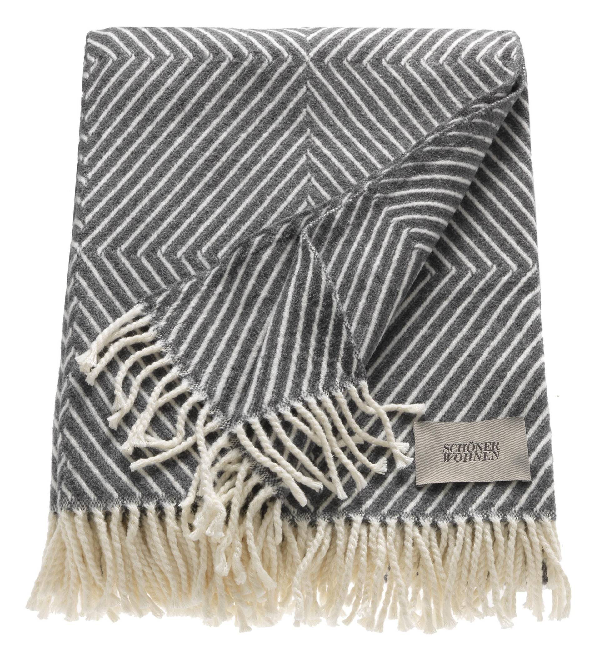 SCHÖNER WOHNEN-Kollektion Wohndecke »Tebas«, mit Streifenmuster, Kuscheldecke SCHÖNER WOHNEN-Kollektion Wohndecke »Tebas«, mit Streifenmuster, Kuscheldecke von SCHÖNER WOHNEN-KOLLEKTION