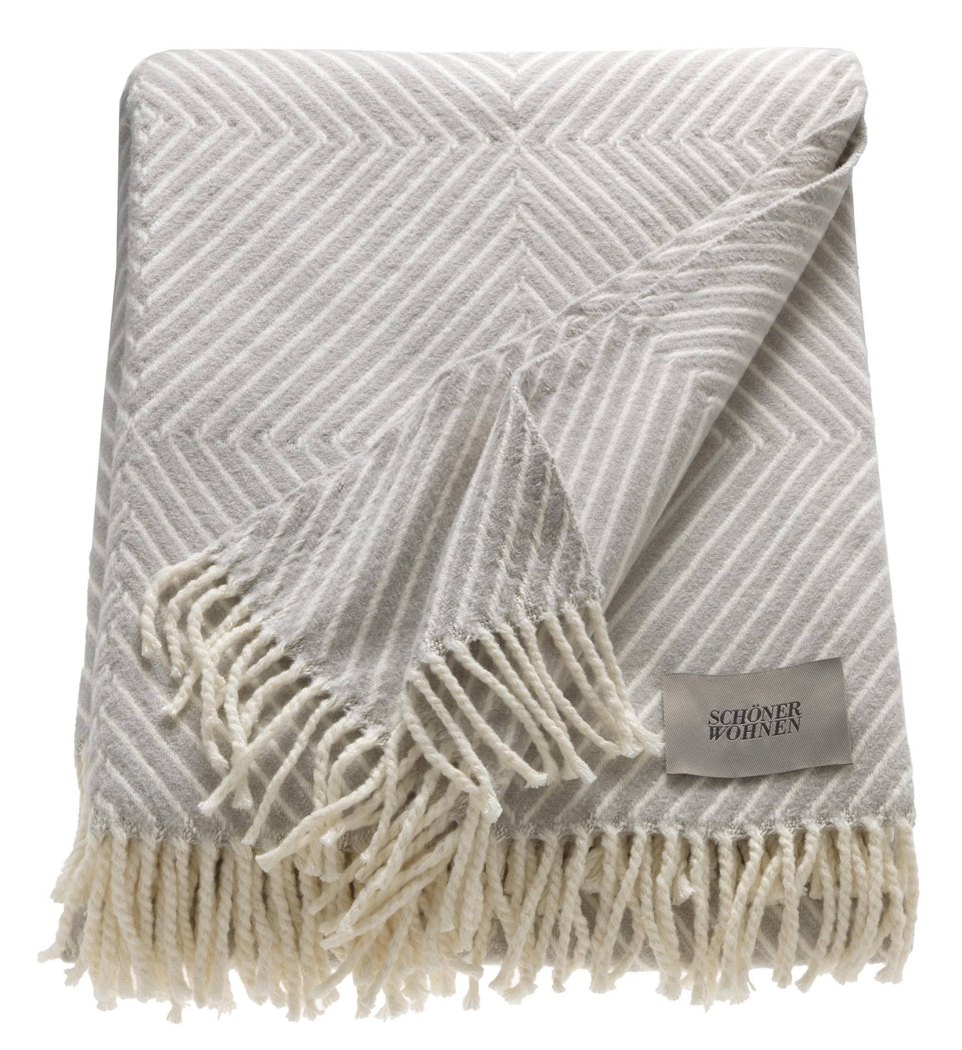 SCHÖNER WOHNEN-Kollektion Wohndecke »Tebas«, mit Streifenmuster, Kuscheldecke SCHÖNER WOHNEN-Kollektion Wohndecke »Tebas«, mit Streifenmuster, Kuscheldecke von SCHÖNER WOHNEN-KOLLEKTION