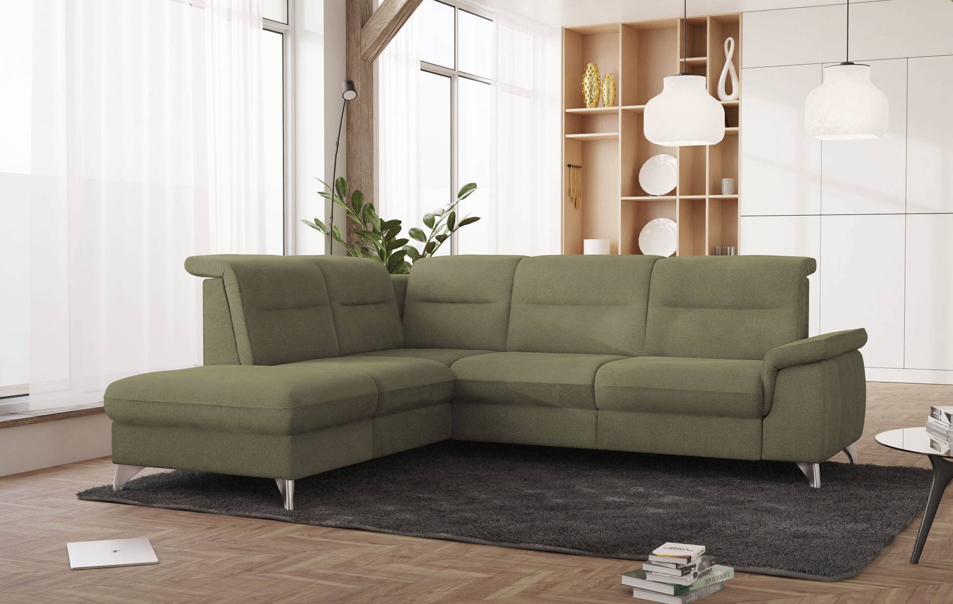 sit&more Ecksofa »Astoria L-Form«, wahlweise mit motorischer Relaxfunktion von sit&more