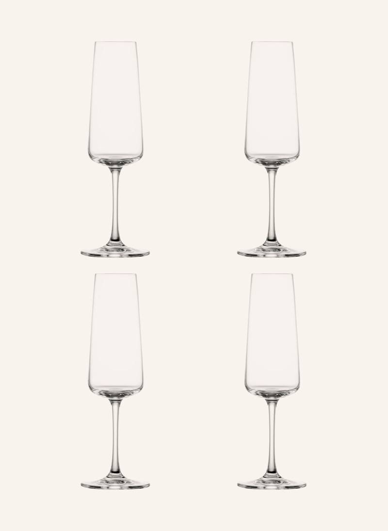 Schott Zwiesel 4er-Set Sektgläser Miovino transparent von SCHOTT ZWIESEL