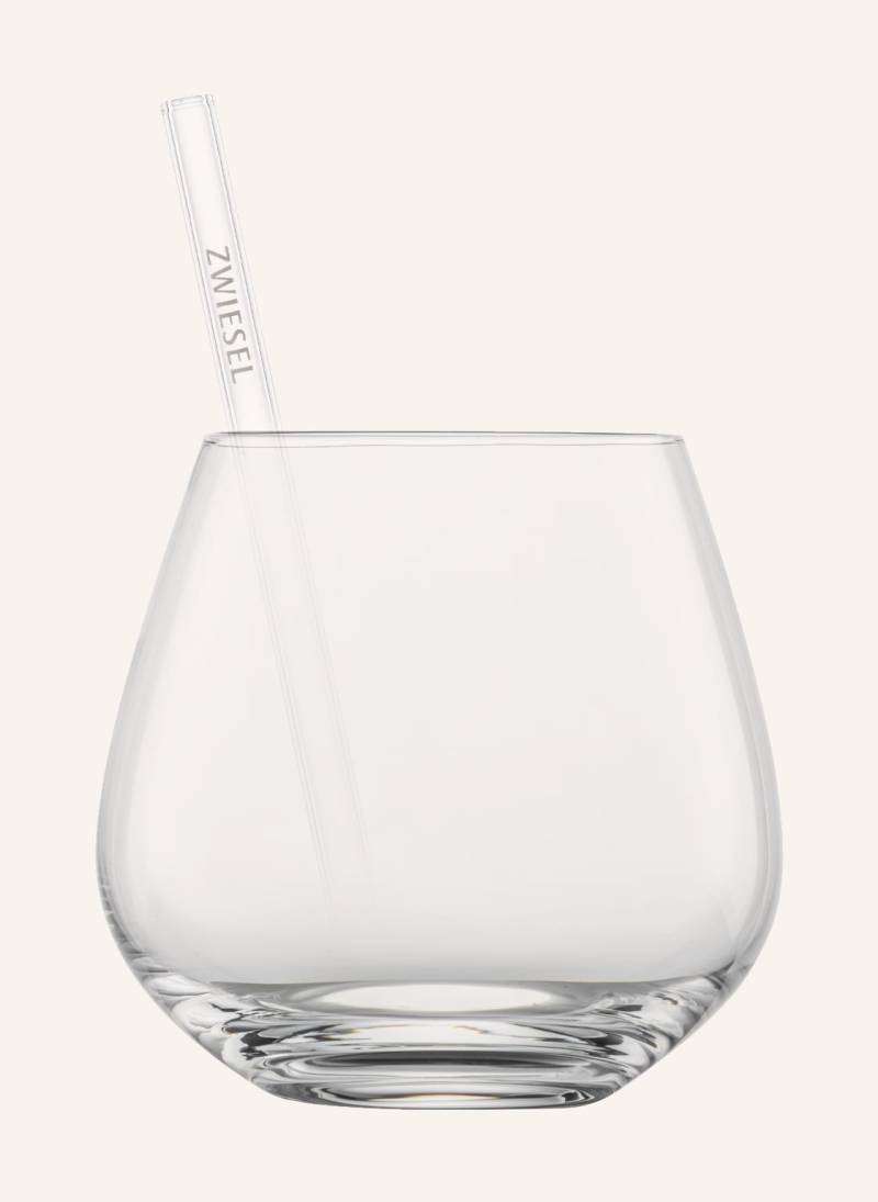 Schott Zwiesel 4er-Set Trinkgläser Happy Hours Mit Trinkhalmen transparent von SCHOTT ZWIESEL