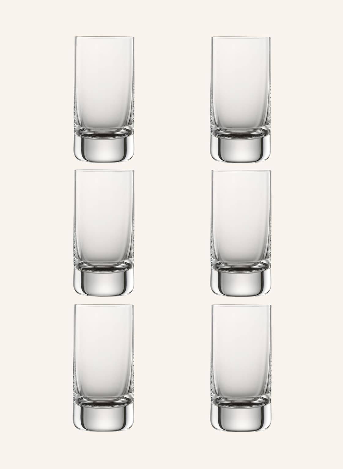 Schott Zwiesel 6er-Set Schnapsgläser Simple transparent von SCHOTT ZWIESEL