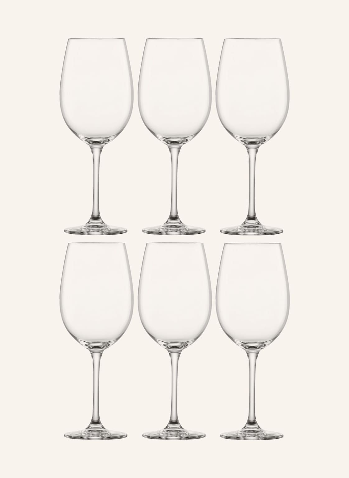 Schott Zwiesel 6er-Set Weingläser Classico transparent von SCHOTT ZWIESEL