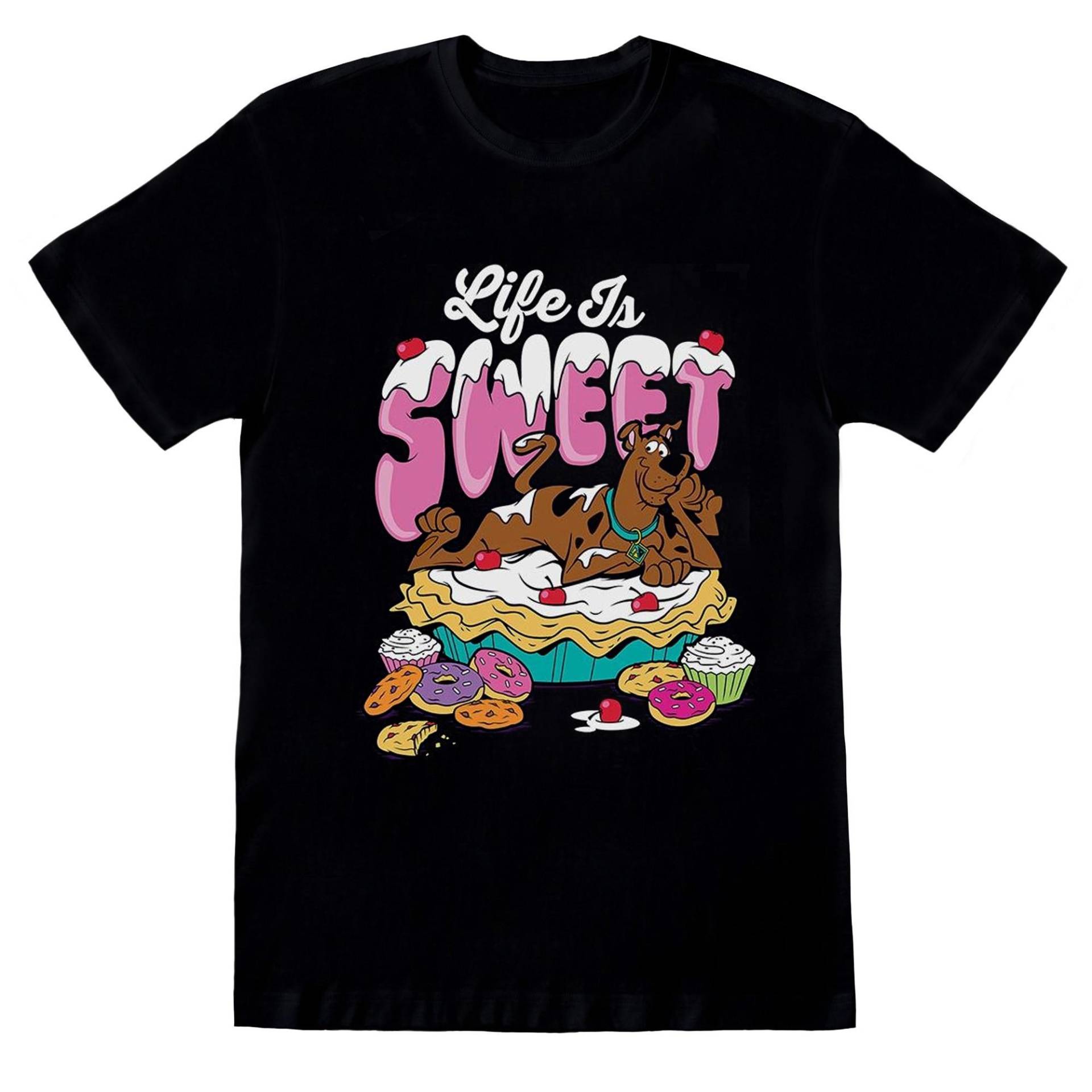 SCOOBY DOO - Life Is Sweet TShirt, 116, Schwarz von SCOOBY DOO