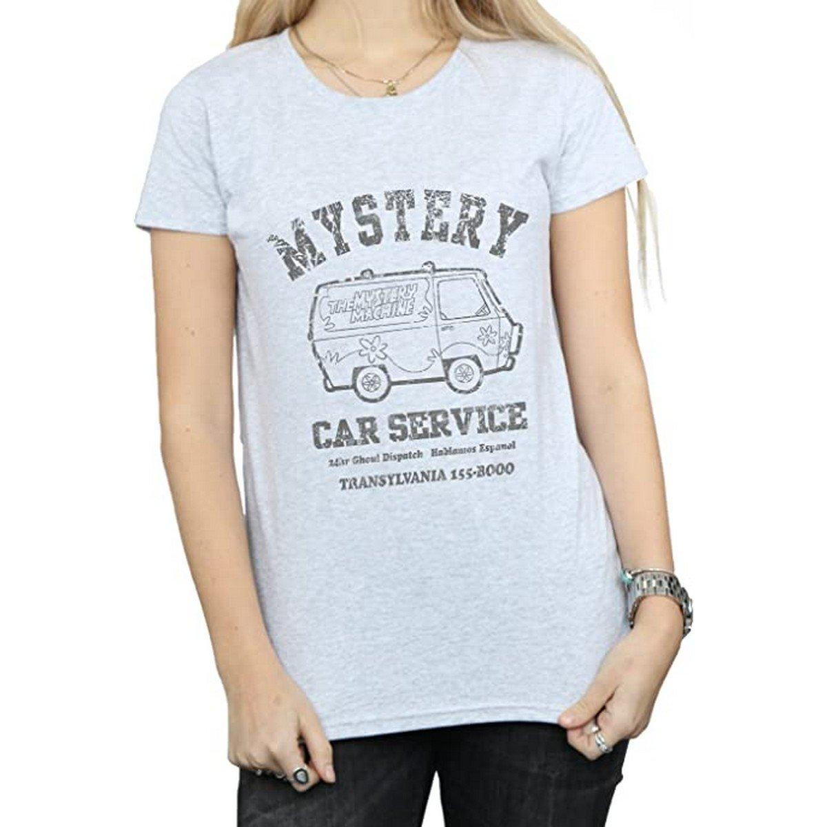 Mystery Car Service Tshirt Damen Grau XL von SCOOBY DOO