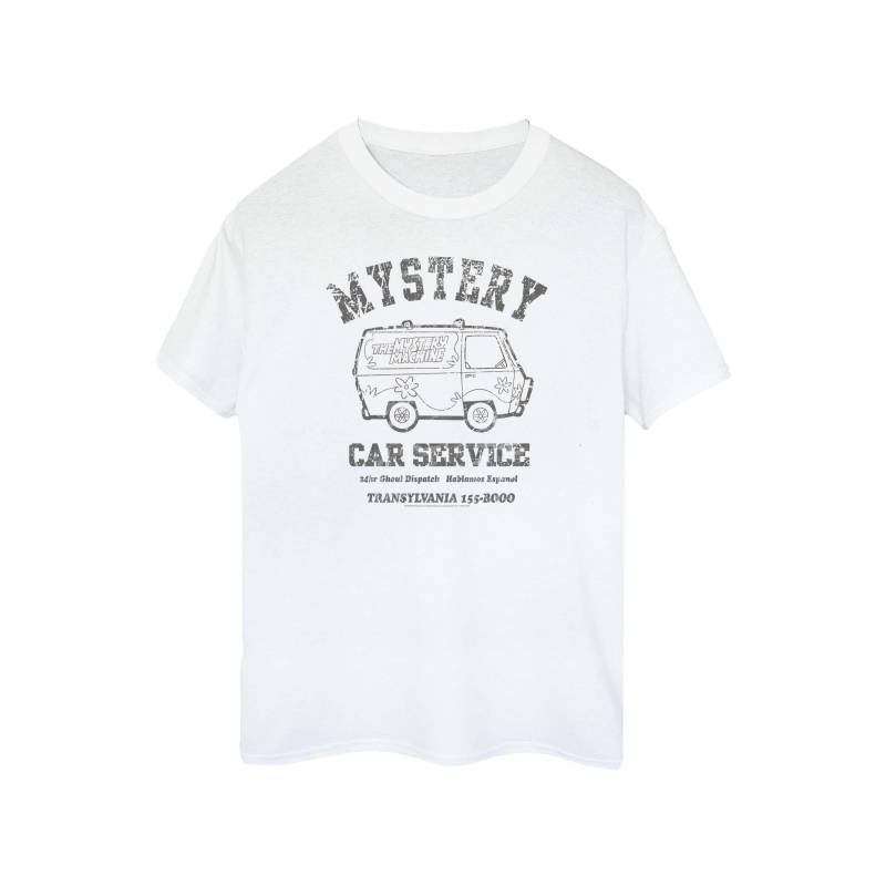 Mystery Car Service Tshirt Damen Weiss L von SCOOBY DOO