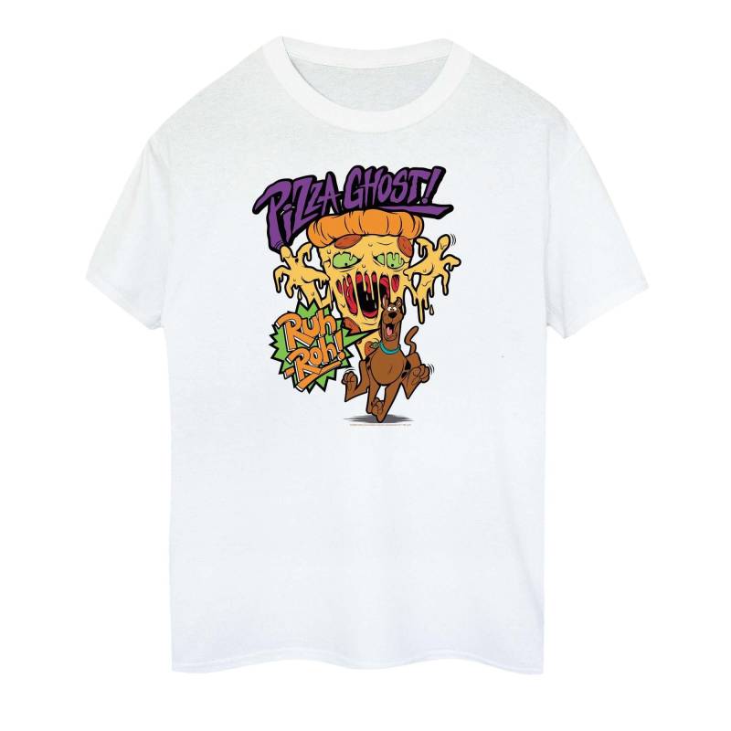 SCOOBY DOO - Pizza Ghost TShirt, 116, Weiss von SCOOBY DOO