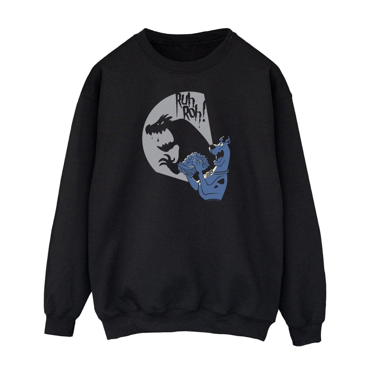 SCOOBY DOO - Ruh Roh Sweatshirt, für Herren, Schwarz, Größe S von SCOOBY DOO