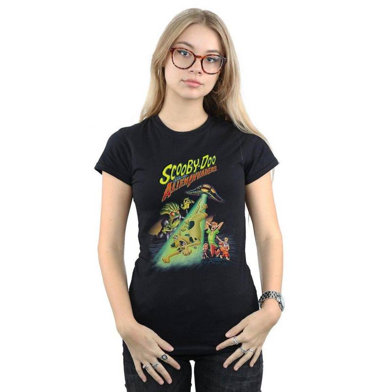 SCOOBY DOO - The Alien Invaders TShirt, für Damen, Schwarz, Größe XL von SCOOBY DOO