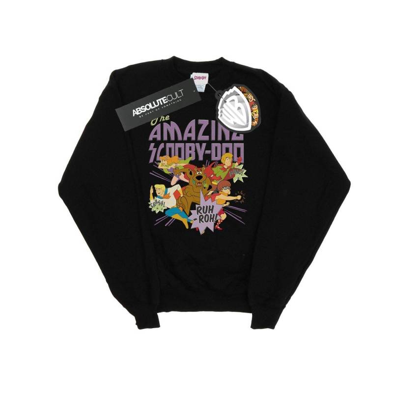 The Amazing Scooby Sweatshirt Damen Schwarz XL von SCOOBY DOO