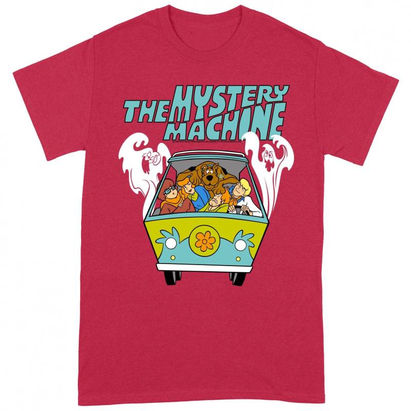 Tshirt Herren Rot Bunt M von SCOOBY DOO