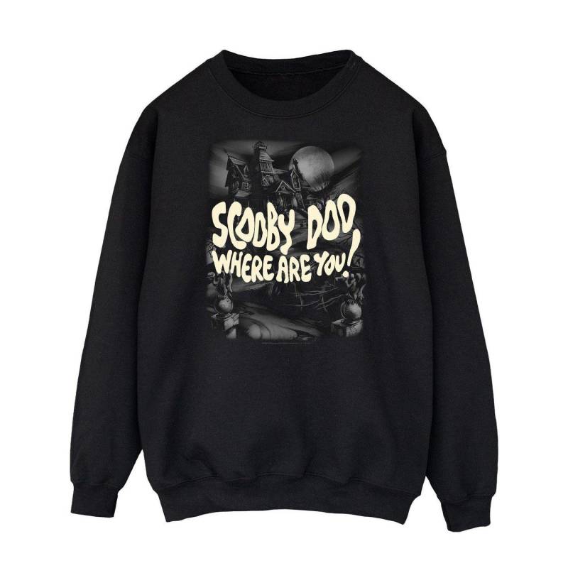 Where Are You? Sweatshirt Damen Schwarz L von SCOOBY DOO